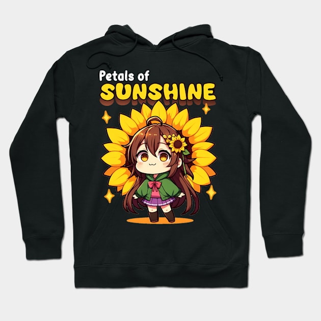 petals of sunshine Hoodie by AOAOCreation